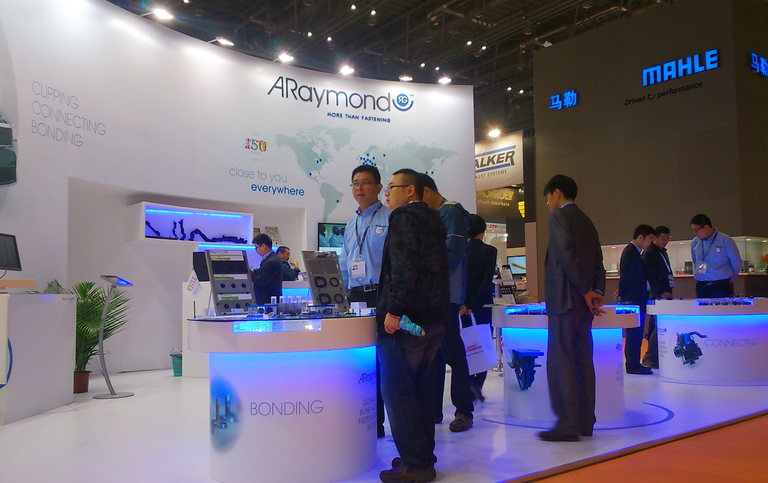 ARaymond at the Automechanika fair 2015 in Shanghai